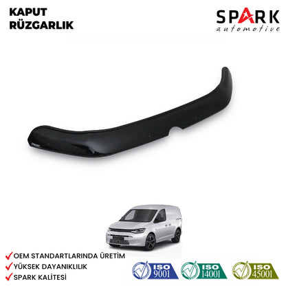Volkswagen Caddy 2021- Yılı ve Sonrası Uyumlu Kaput Rüzgarlığı 3mm