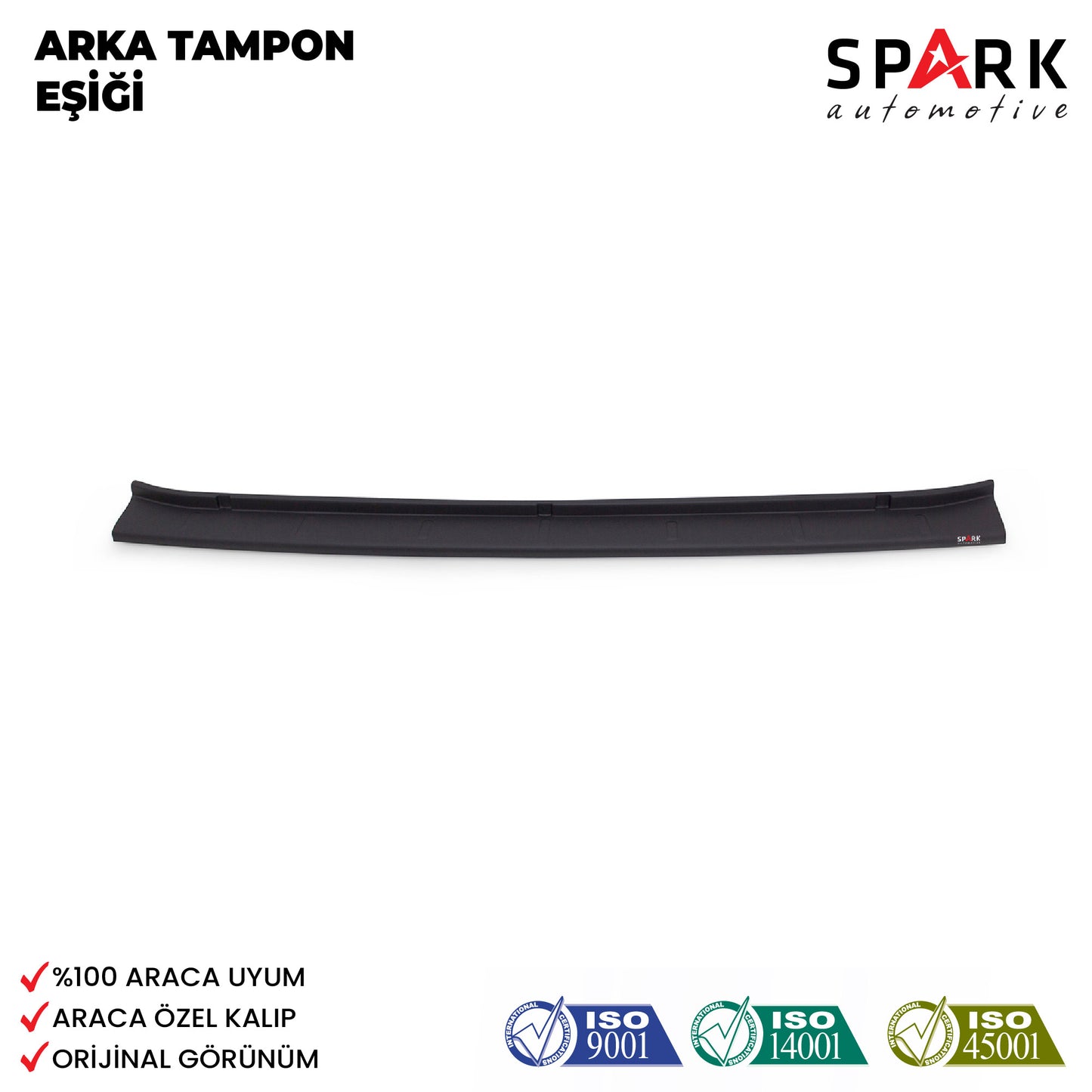 Volkswagen Crafter 2006-2012 Yıl Aralığı Uyumlu Arka Tampon Eşiği Mat