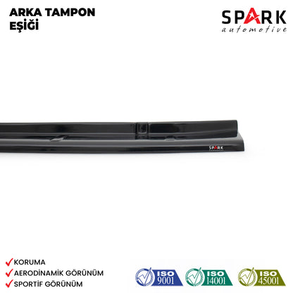 Volkswagen Crafter 2006-2012 Yıl Aralığı Uyumlu Arka Tampon Eşiği Parlak