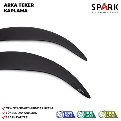 Volkswagen Crafter 2006-2012 Yıl Aralığı Uyumlu Arka Teker Kaplama 2 Parça
