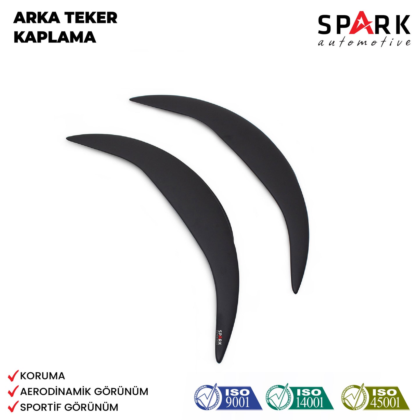 Volkswagen Crafter 2006-2012 Yıl Aralığı Uyumlu Arka Teker Kaplama 2 Parça