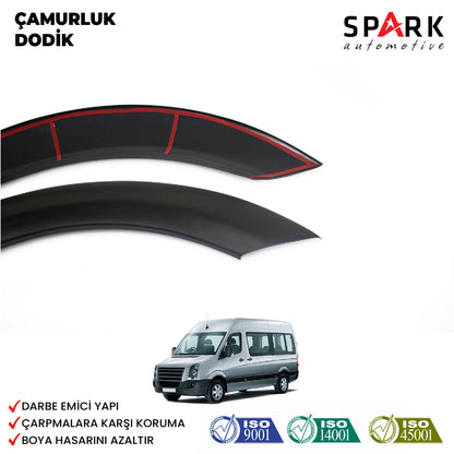 Volkswagen Crafter 2006-2012 Yıl Aralığı Uyumlu Çamurluk Dodik 4 Parça