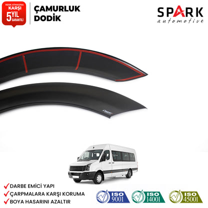 Volkswagen Crafter 2012-2017 Yıl Aralığı Uyumlu Çamurluk Dodik 4 Parça