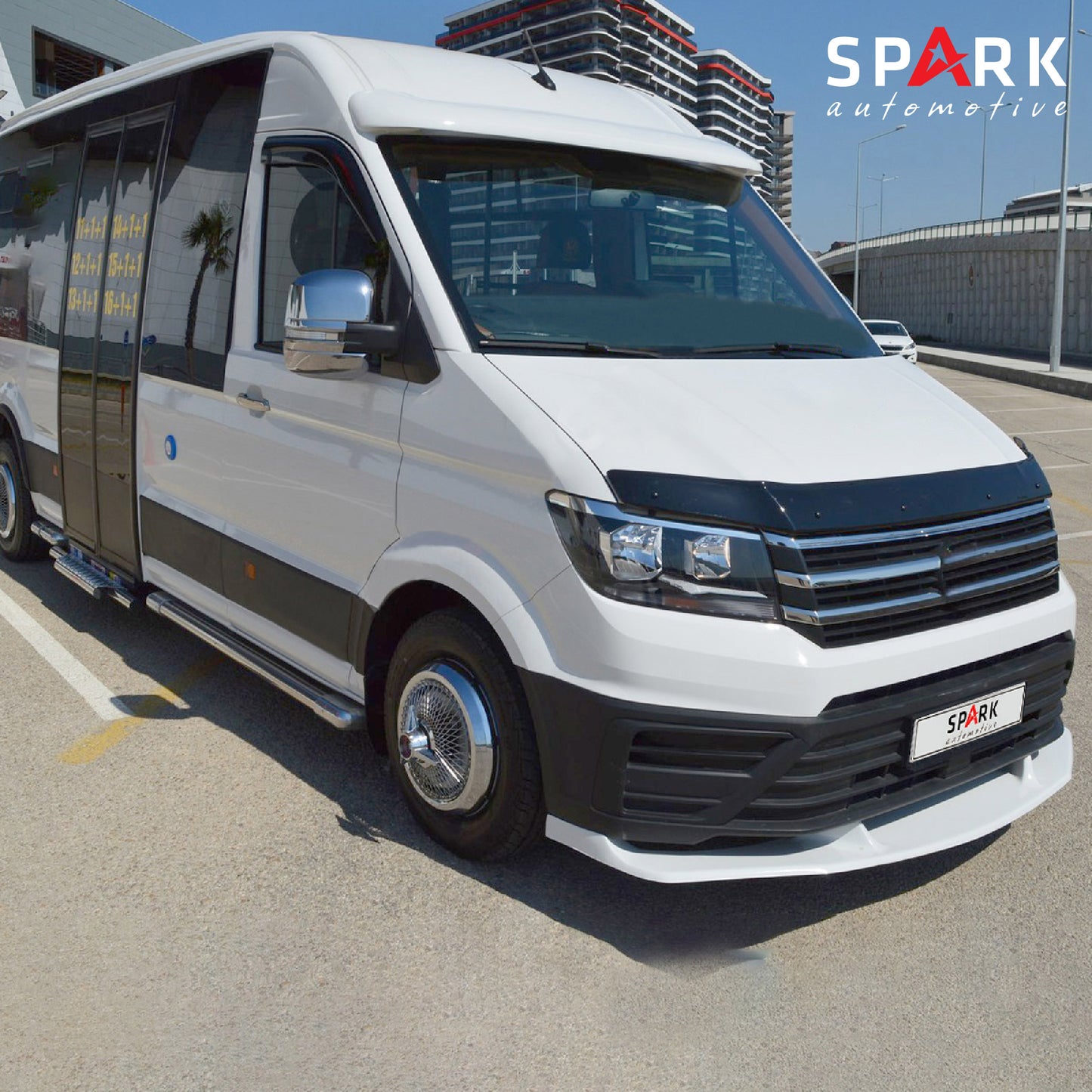 Volkswagen Crafter 2018- Yılı ve Sonrası Uyumlu Kaput Rüzgarlığı 4mm