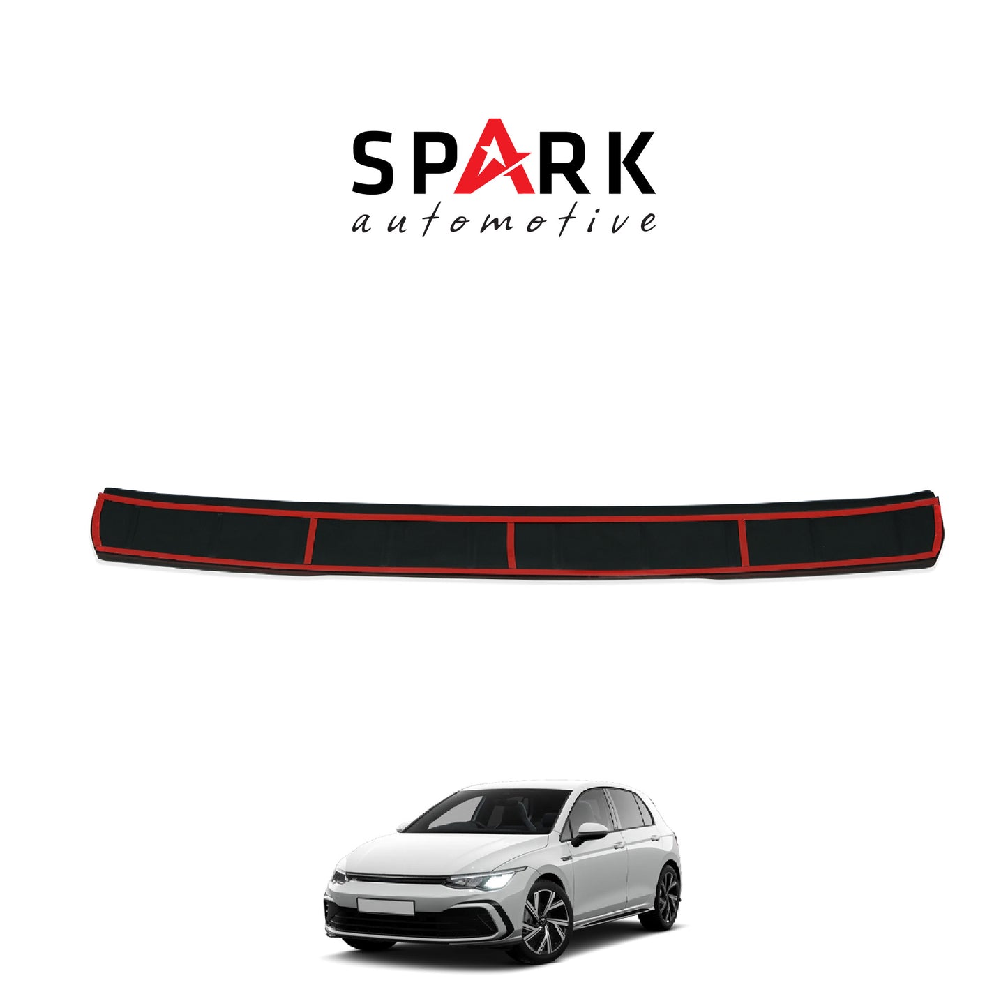Volkswagen Golf 8 2021- Yılı ve Sonrası Uyumlu Arka Tampon Eşiği Mat