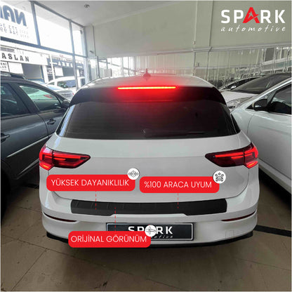 Volkswagen Golf 8 2021- Yılı ve Sonrası Uyumlu Arka Tampon Eşiği Mat