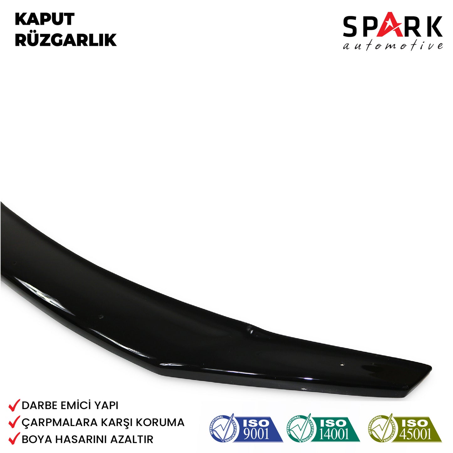 Volkswagen Jetta 2011-2019 Yıl Aralığı Uyumlu Kaput Rüzgarlığı 4mm
