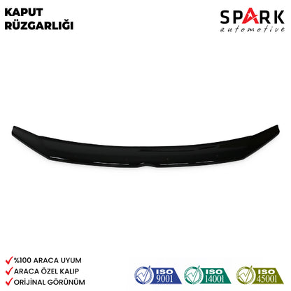 Volkswagen Jetta 2011-2019 Yıl Aralığı Uyumlu Kaput Rüzgarlığı 3mm