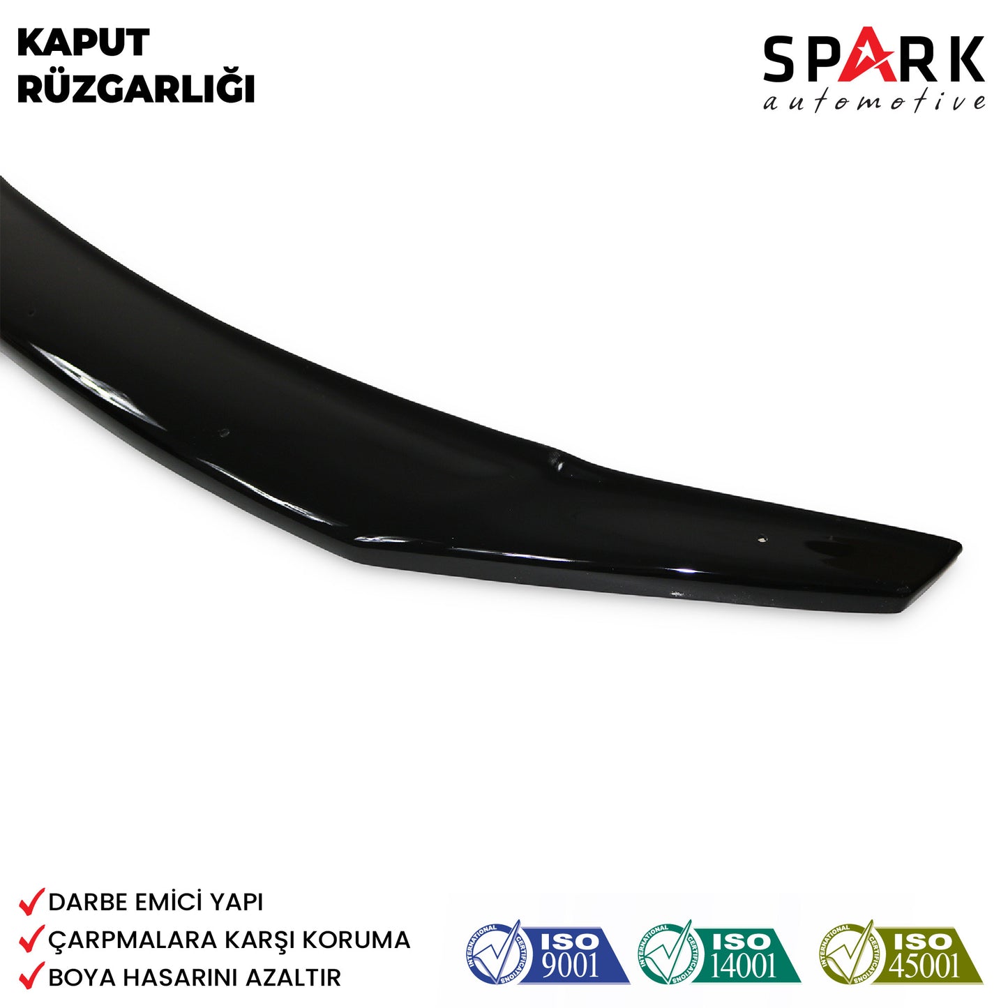 Volkswagen Jetta 2011-2019 Yıl Aralığı Uyumlu Kaput Rüzgarlığı 3mm