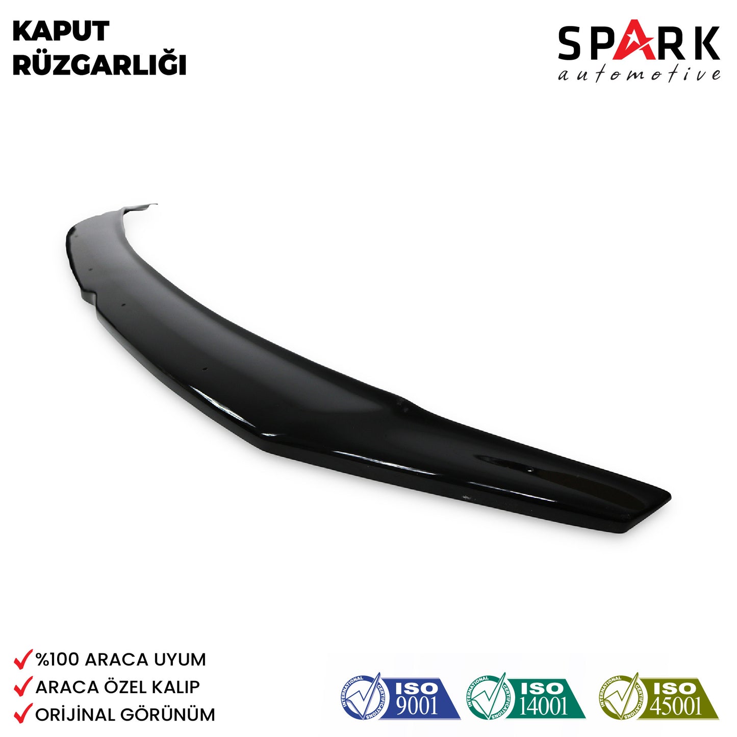 Volkswagen Jetta 2011-2019 Yıl Aralığı Uyumlu Kaput Rüzgarlığı 3mm