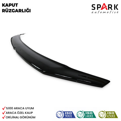 Volkswagen Jetta 2011-2019 Yıl Aralığı Uyumlu Kaput Rüzgarlığı 3mm