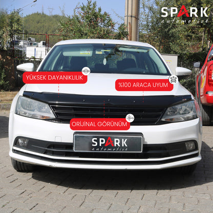 Volkswagen Jetta 2011-2019 Yıl Aralığı Uyumlu Kaput Rüzgarlığı 3mm