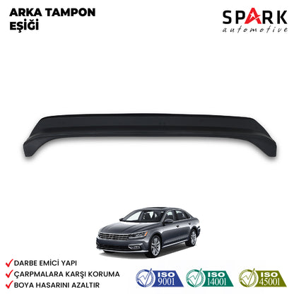 Volkswagen Passat 2015- Yılı ve Sonrası Uyumlu Arka Tampon Eşiği Mat