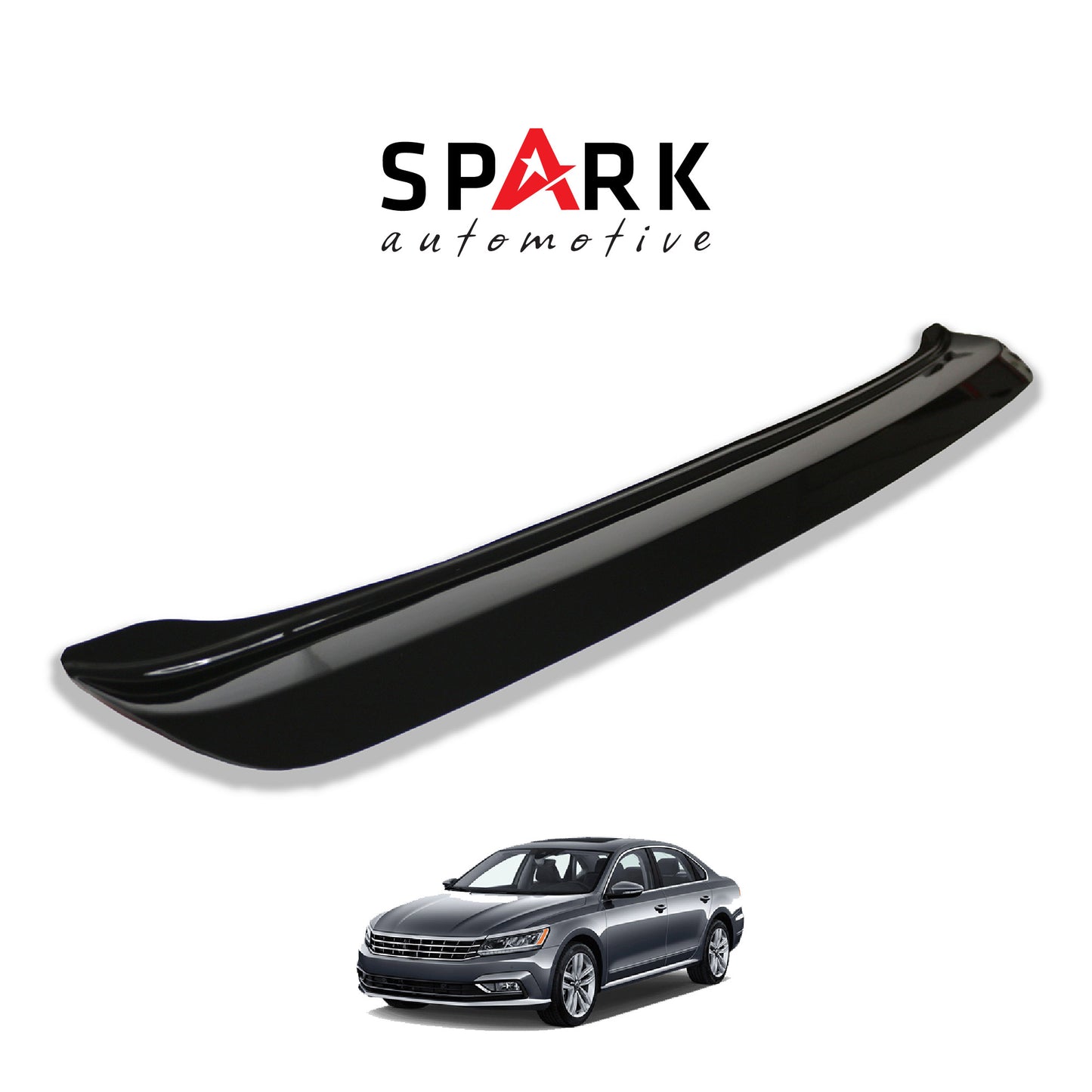 Volkswagen Passat 2015- Yılı ve Sonrası Uyumlu Arka Tampon Eşiği Parlak