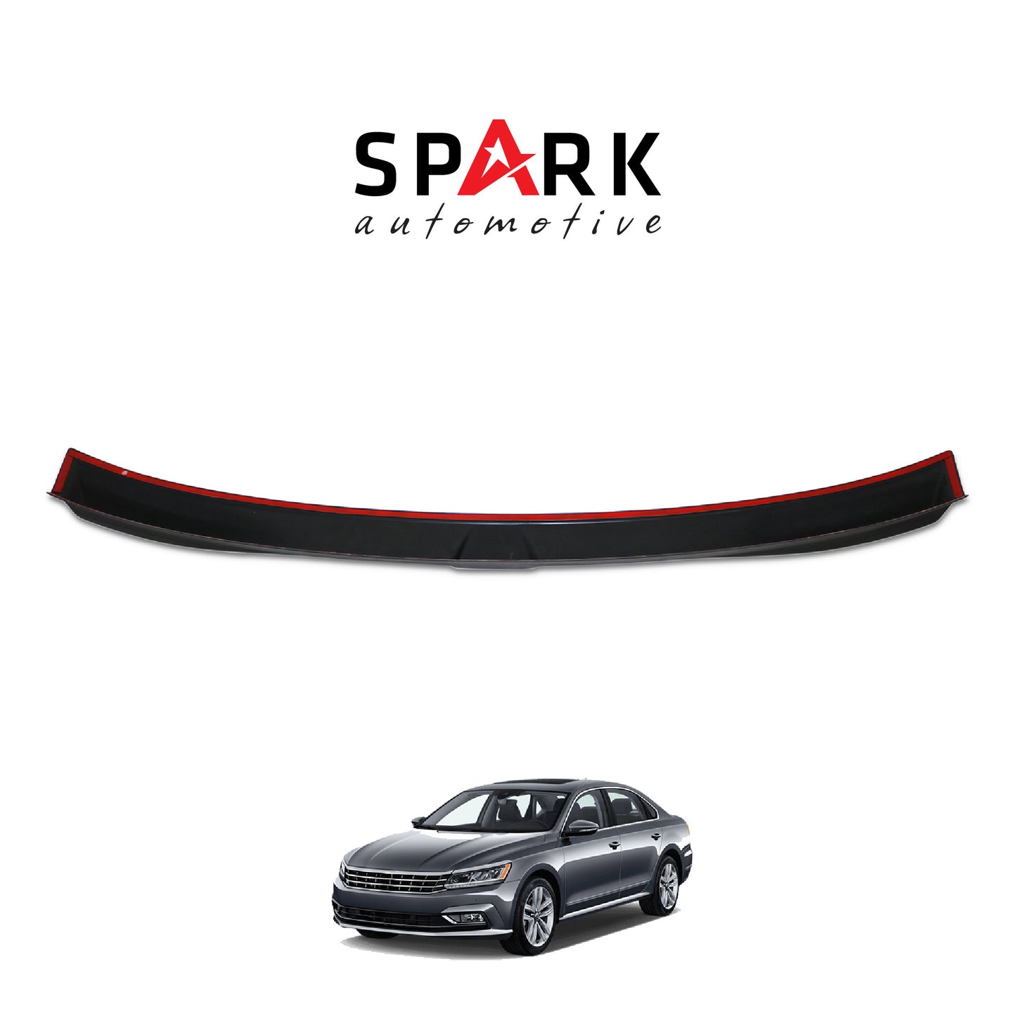 Volkswagen Passat 2015- Yılı ve Sonrası Uyumlu Arka Bagaj Üstü Spoyler