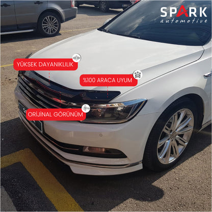 Volkswagen Passat 2015- Yılı ve Sonrası Uyumlu Kaput Rüzgarlığı 3mm