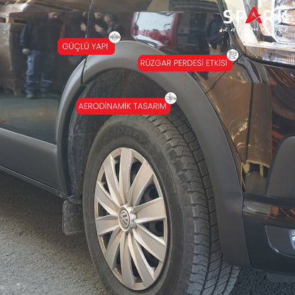 Volkswagen Transporter T6 2015-2020 Yıl Aralığı Uyumlu Uzun Şase Çift Sürgü Dodik Seti 11 Parça