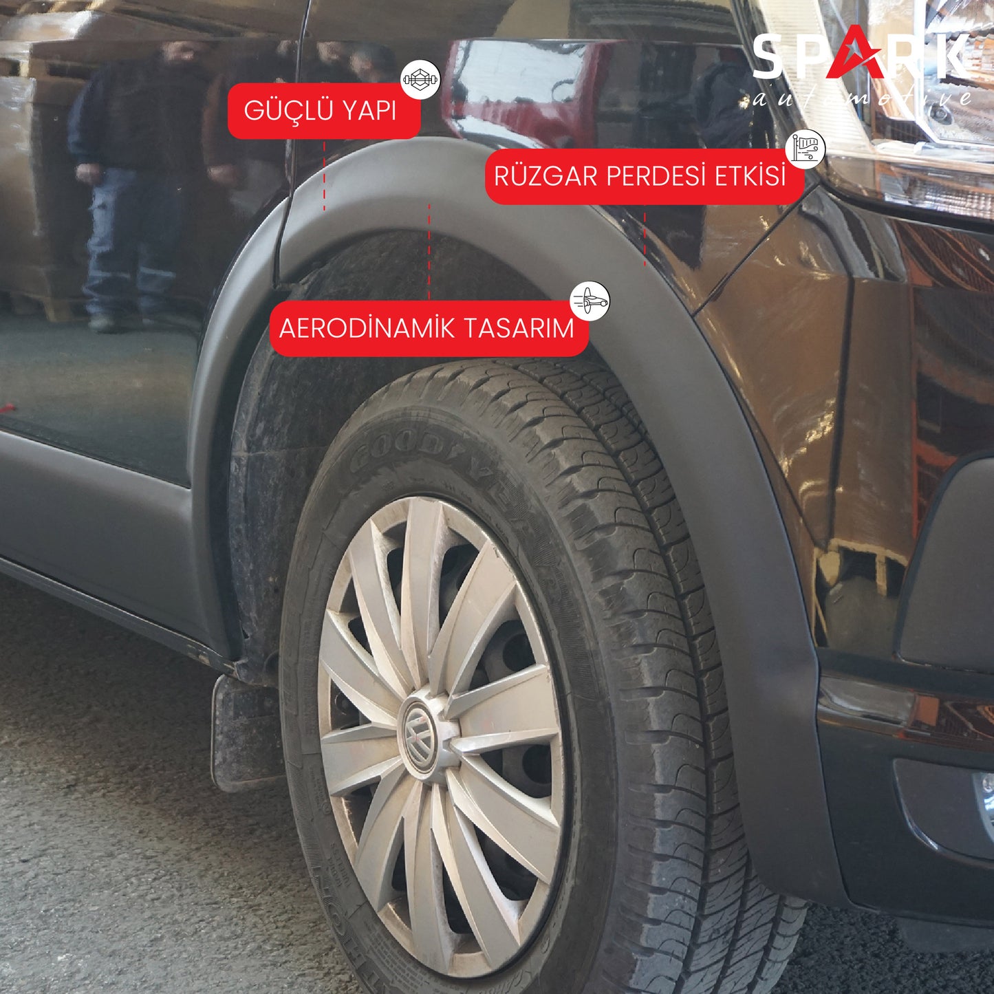 Volkswagen Transporter T6 2015-2020 Yıl Aralığı Uyumlu Uzun Şase Sağ Sürgü Dodik Seti 11 Parça