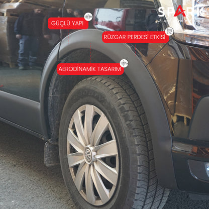 Volkswagen Transporter T6 2015-2020 Yıl Aralığı Uyumlu Uzun Şase Sağ Sürgü Dodik Seti 11 Parça