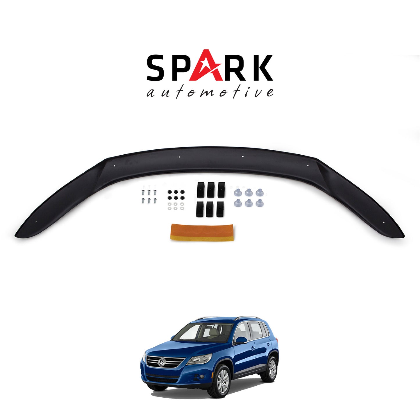 Volkswagen Tiguan 2008-2011 Yıl Aralığı Uyumlu Kaput Rüzgarlığı 3mm