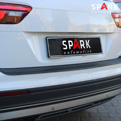 Volkswagen Tiguan 2016- Yılı ve Sonrası Uyumlu Arka Tampon Eşiği Mat