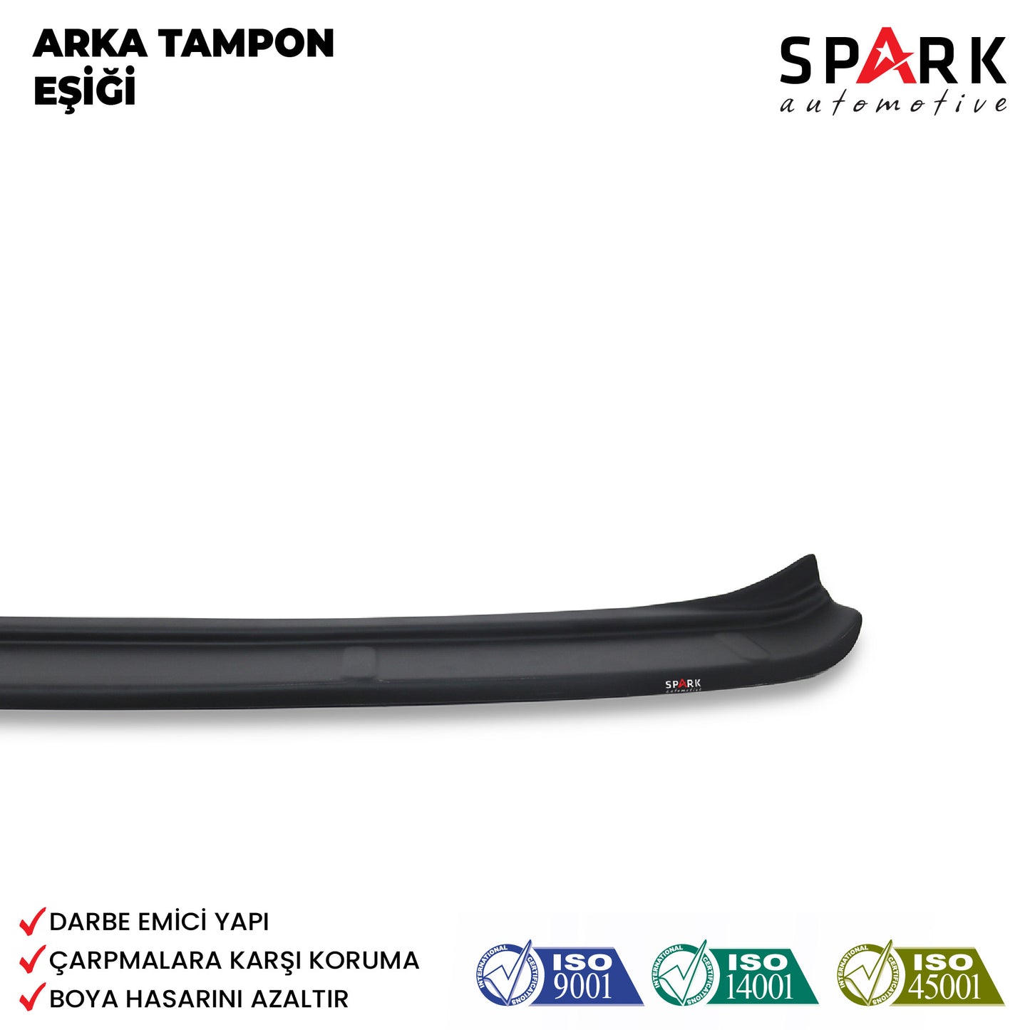Volkswagen Tiguan 2016- Yılı ve Sonrası Uyumlu Arka Tampon Eşiği Mat
