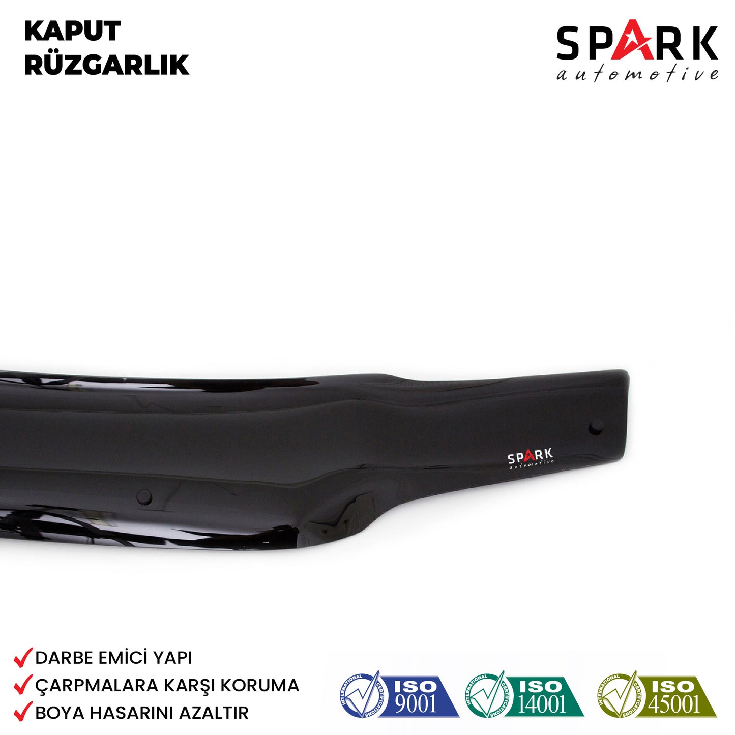Volkswagen Touran 2003-2006 Yıl Aralığı Uyumlu Kaput Rüzgarlığı 3mm