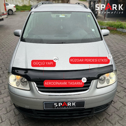 Volkswagen Touran 2003-2006 Yıl Aralığı Uyumlu Kaput Rüzgarlığı 3mm