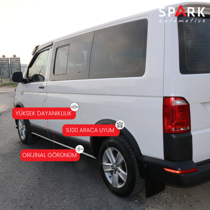 Volkswagen Transporter T6 2015-2020 Yıl Aralığı Uyumlu Kısa Şase Sağ Sürgü Dodik Seti 11 Parça