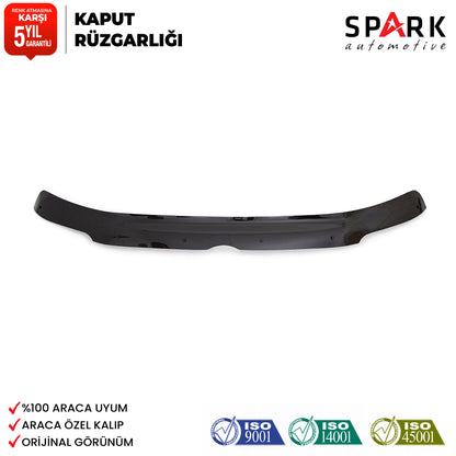 Volkswagen Transporter T5 2003-2009 Yıl Aralığı Uyumlu Kaput Rüzgarlığı 4mm