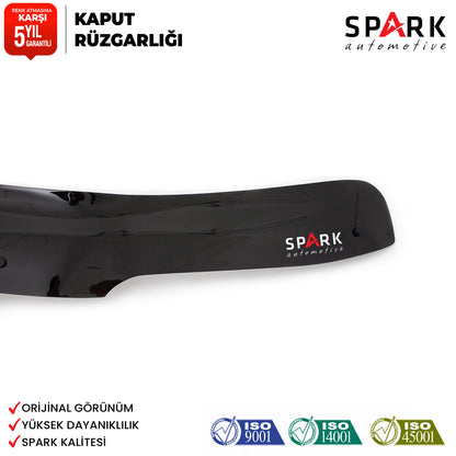 Volkswagen Transporter T5 2003-2009 Yıl Aralığı Uyumlu Kaput Rüzgarlığı 3mm