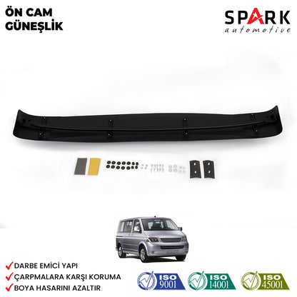 Volkswagen Transporter T5 2003-2009 Yıl Aralığı Uyumlu Ön Cam Güneşliği