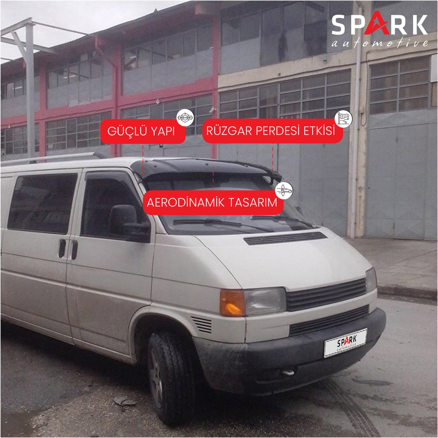 Volkswagen Transporter T4 1995-2003- Yıl Aralığı Uyumlu Ön Cam Güneşliği
