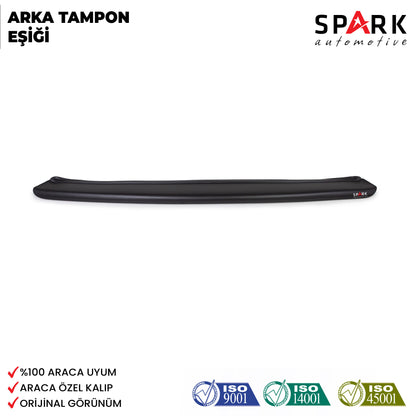 Volkswagen Transporter T5 2003-2009 Yıl Aralığı Uyumlu Arka Tampon Eşiği Mat