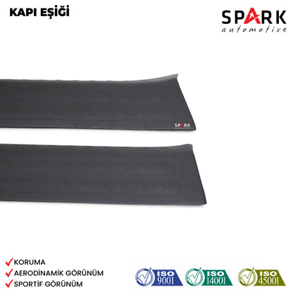 Volkswagen Transporter T5 2003-2009 Yıl Aralığı Uyumlu Kapı Eşiği 2 Parça