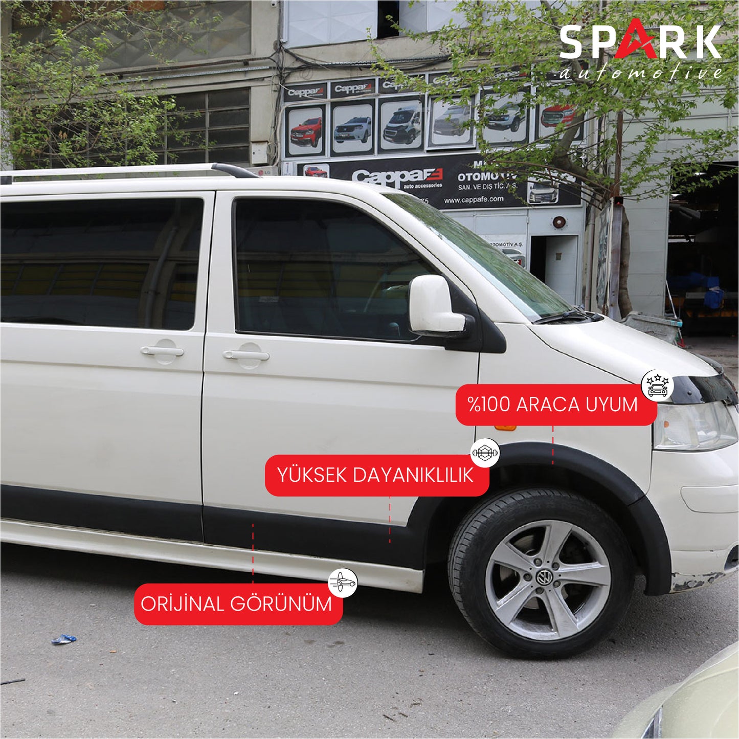 Volkswagen Transporter T5 2003-2009 Yıl Aralığı Uyumlu Kısa Şase Çift Sürgü Dodik Seti 11 Parça