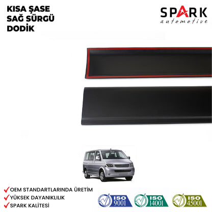 Volkswagen Transporter T5 2003-2009 Yıl Aralığı Uyumlu Kısa Şase Sağ Sürgü Dodik Seti 11 Parça