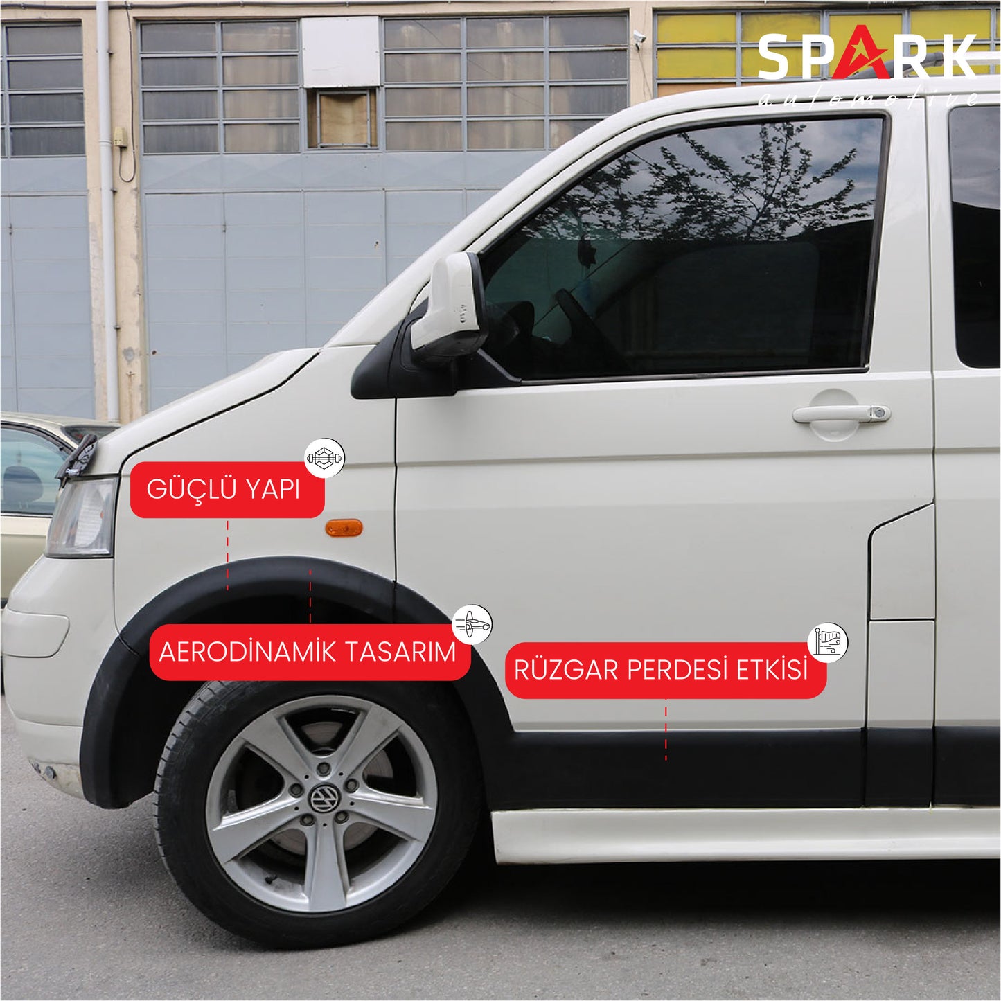 Volkswagen Transporter T5 2003-2009 Yıl Aralığı Uyumlu Kısa Şase Sağ Sürgü Dodik Seti 11 Parça