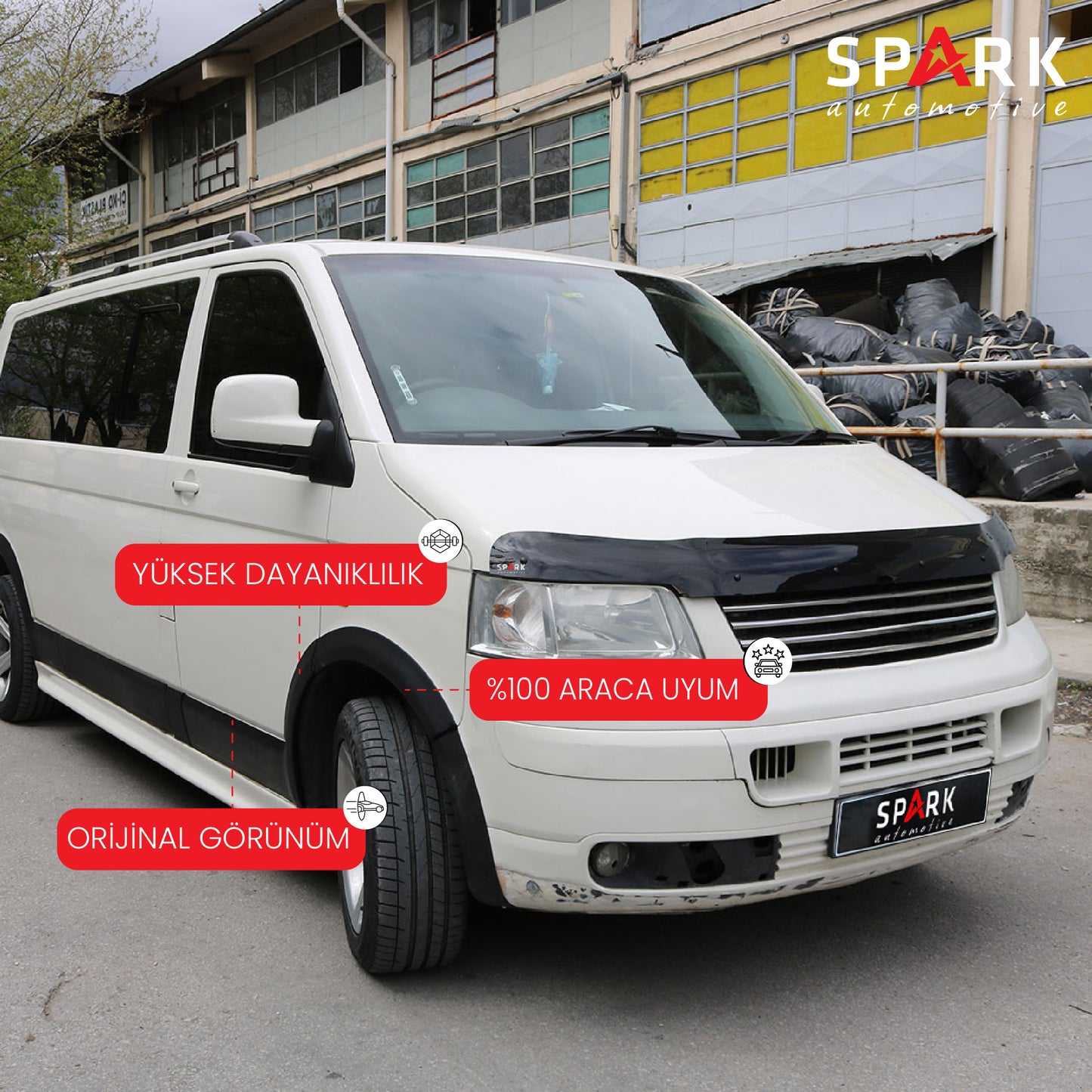 Volkswagen Transporter T5 2003-2009 Yıl Aralığı Uyumlu Uzun Şase Sol Sürgü Dodik Seti 11 Parça