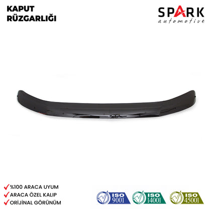 Volkswagen Transporter T5 2009-2014 Yıl Aralığı Uyumlu Kaput Rüzgarlığı 4mm