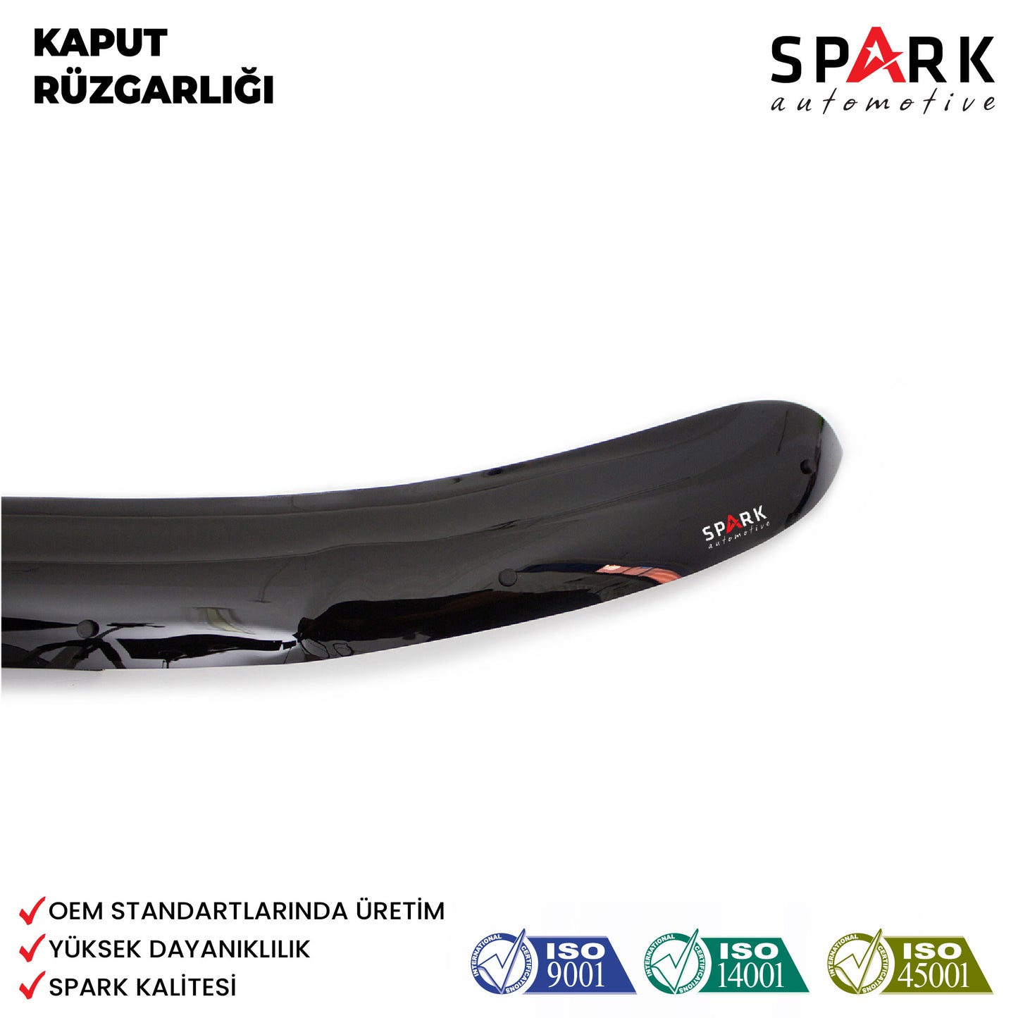 Volkswagen Transporter T5 2009-2014 Yıl Aralığı Uyumlu Kaput Rüzgarlığı 4mm