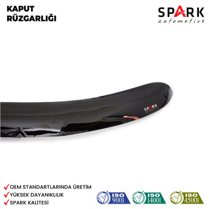 Volkswagen Transporter T5 2009-2014 Yıl Aralığı Uyumlu Kaput Rüzgarlığı 4mm