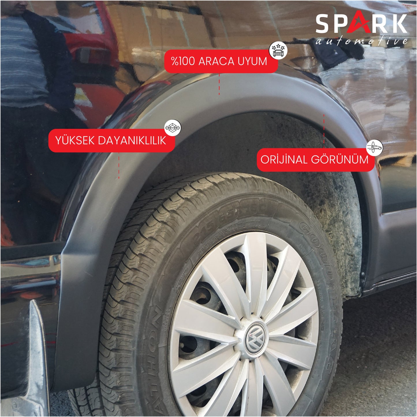 Volkswagen Transporter T6.1 2020-2022 Yıl Aralığı Uyumlu Uzun Şase Sağ Sürgü Dodik Seti 11 Parça