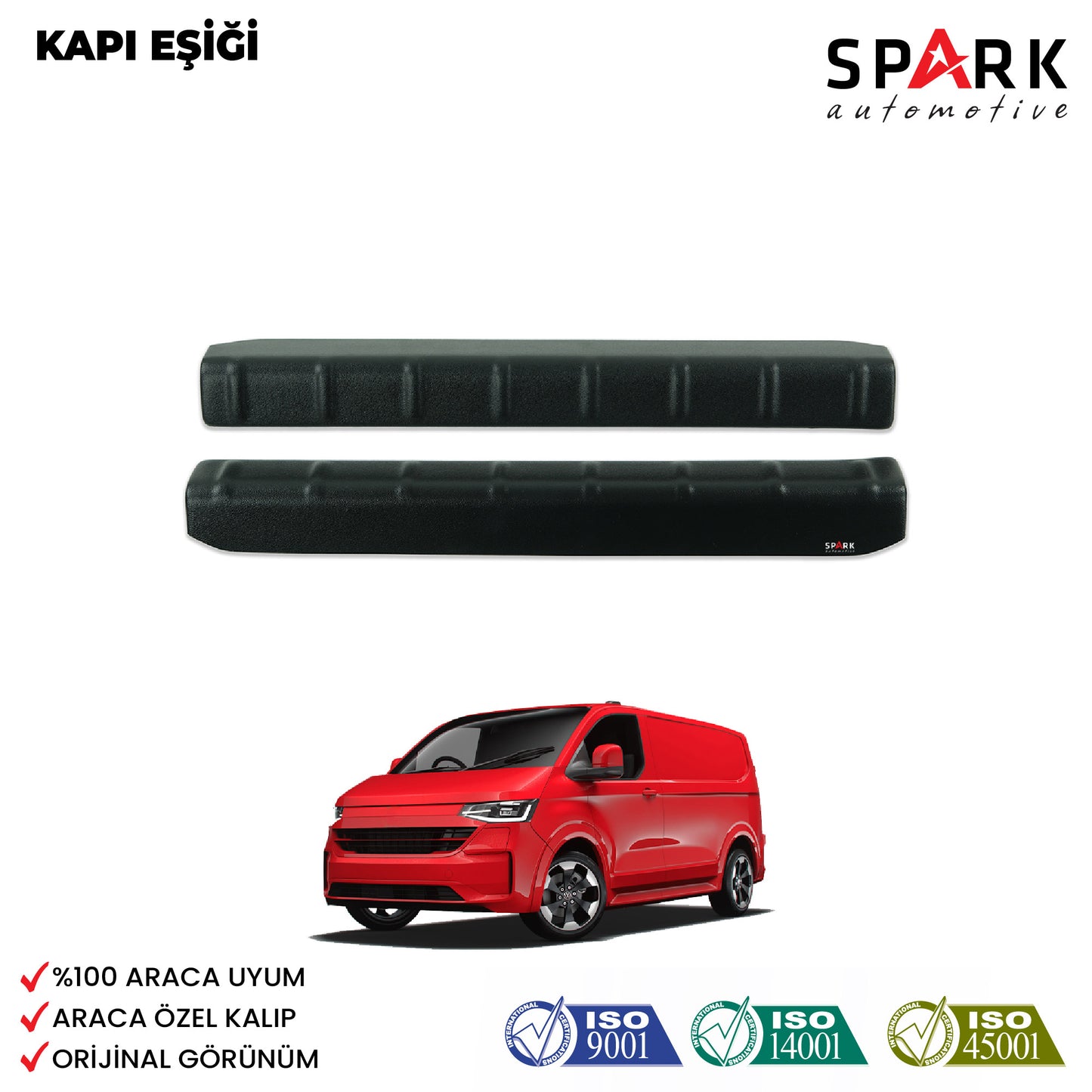 Volkswagen T7 2022- Yılı ve Sonrası Uyumlu Kapı Eşiği 2 Parça