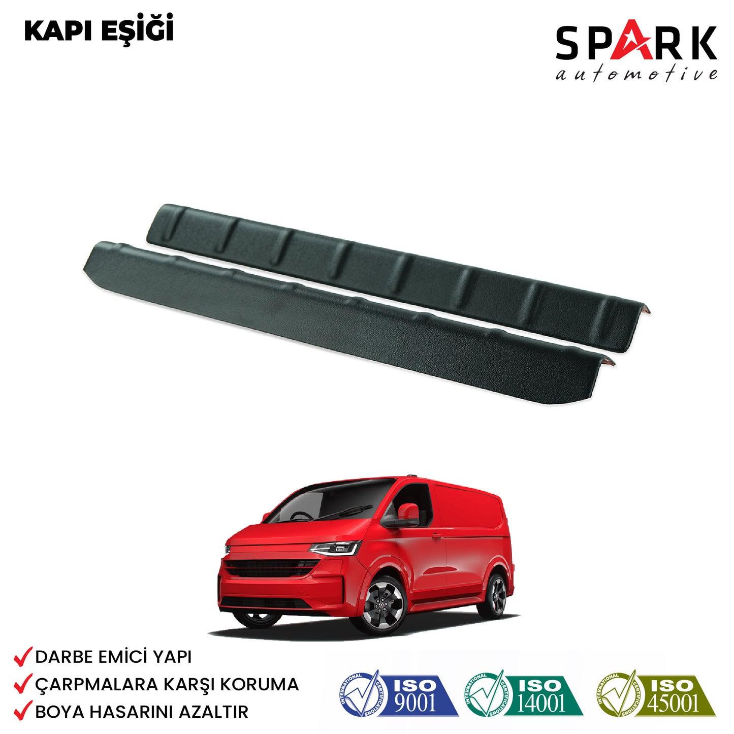 Volkswagen T7 2022- Yılı ve Sonrası Uyumlu Kapı Eşiği 2 Parça