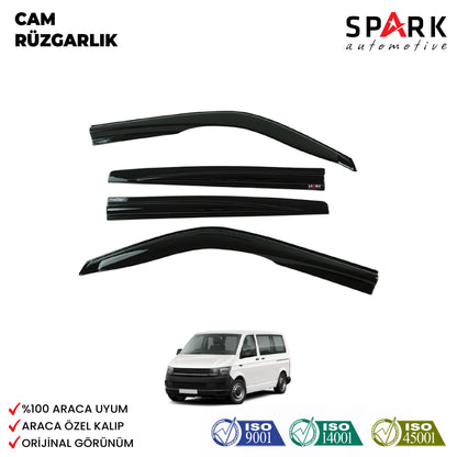 Volkswagen T7 2022- Yılı ve Sonrası Uyumlu Cam Rüzgarlığı 4 Parça