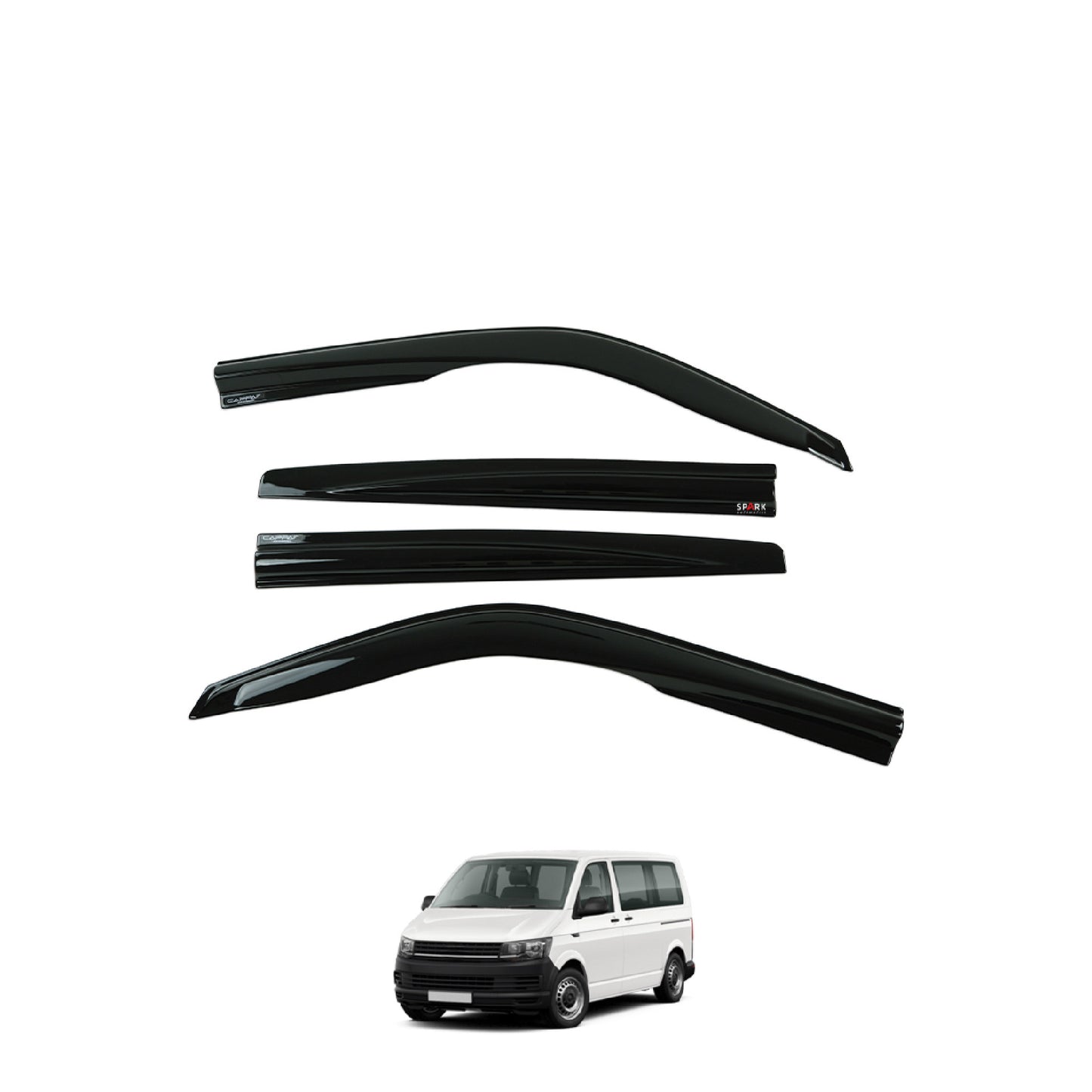 Volkswagen T7 2022- Yılı ve Sonrası Uyumlu Cam Rüzgarlığı 4 Parça
