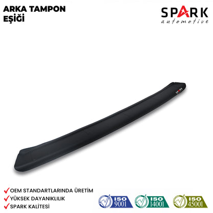 Volkswagen Transporter T5 2009-2014 Yıl Aralığı Uyumlu Arka Tampon Eşiği Mat