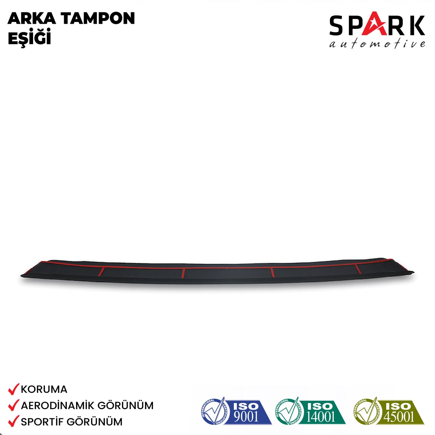 Volkswagen Transporter T5 2009-2014 Yıl Aralığı Uyumlu Arka Tampon Eşiği Mat