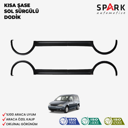 Volkswagen Caddy 2004-2010 Yıl Aralığı Uyumlu Kısa Şase Sol Sürgü Dodik Seti 12 Parça